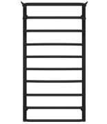 Полотенцесушитель водяной Deffi Юность П10 500х1000 боковое правое подключение черный C.YU.100.50.10.B.C