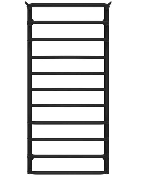 Полотенцесушитель водяной Deffi Юность П11 500х1100 нижнее подключение черный C.YU.110.50.11.B.A