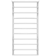 Полотенцесушитель водяной Deffi Юность П11 500х1100 боковое левое подключение белый C.YU.110.50.11.W.B