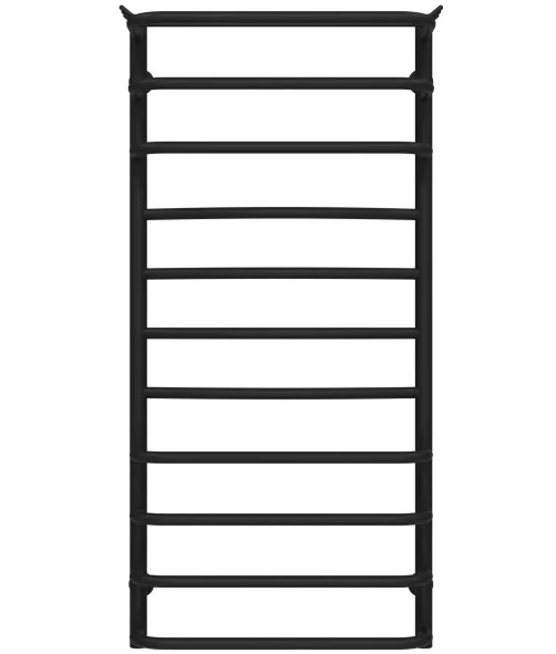 Полотенцесушитель водяной Deffi Юность П11 500х1100 боковое левое подключение черный C.YU.110.50.11.B.B