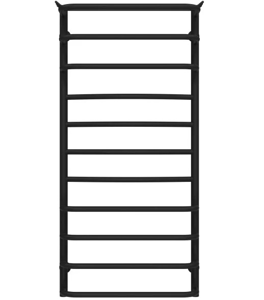 Полотенцесушитель водяной Deffi Юность П11 500х1100 боковое правое подключение черный C.YU.110.50.11.B.C