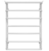 Полотенцесушитель водяной Deffi Юность П7 500х700 боковое левое подключение белый C.YU.70.50.7.W.B