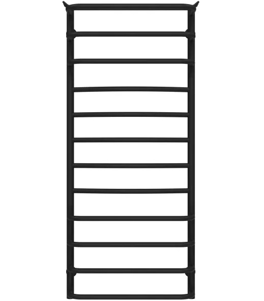 Полотенцесушитель водяной Deffi Юность П12 500х1200 боковое левое подключение черный C.YU.120.50.12.B.B