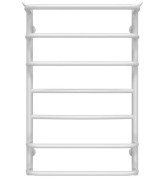 Полотенцесушитель водяной Deffi Юность П7 500х800 боковое левое подключение белый C.YU.80.50.7.W.B