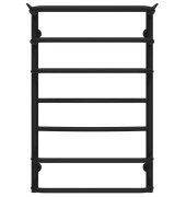 Полотенцесушитель водяной Deffi Юность П7 500х800 боковое левое подключение черный C.YU.80.50.7.B.B