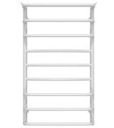 Полотенцесушитель водяной Deffi Юность П9 500х900 нижнее подключение белый C.YU.90.50.9.W.A