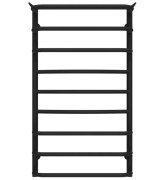 Полотенцесушитель водяной Deffi Юность П9 500х900 нижнее подключение черный C.YU.90.50.9.B.A