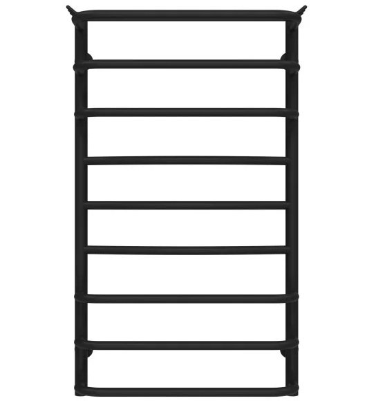 Полотенцесушитель водяной Deffi Юность П9 500х900 боковое правое подключение черный C.YU.90.50.9.B.C