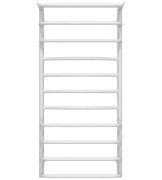 Сушка для рушників водяна Deffi Юність П11 500х1100 бічне ліве підключення білий C.YU.110.50.11.W.B