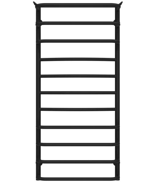 Полотенцесушитель водяной Deffi Юность П11 500х1100 боковое левое подключение черный C.YU.110.50.11.B.B