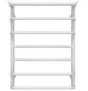 Полотенцесушитель водяной Deffi Юность П7 500х700 боковое левое подключение белый C.YU.70.50.7.W.B