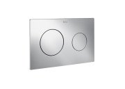 Кнопка смыва Roca PL10 One двойной смыв пластик хром A890189001