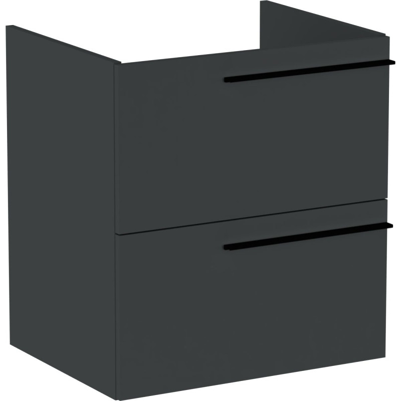 Тумба под раковину Roca Ella 58,5x44,6 см ДСП оникс матовый A857769531