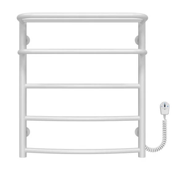 Электрический полотенцесушитель Deffi Отель П5 400х600 правое подключение белый C.OD.60.40.5.E.W.R.5