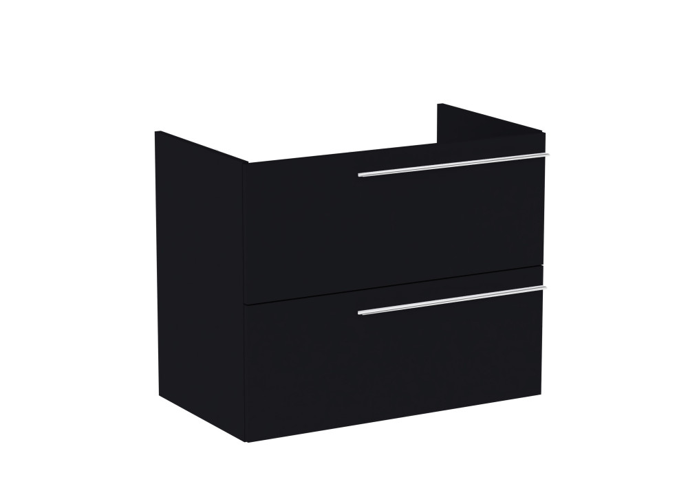 Тумба под раковину Roca Ella 78,5x44,6 см ДСП черный матовый A857770532