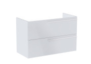 Тумба под раковину Roca Ella 98,5x44,6 см ДСП белый глянец A857771806