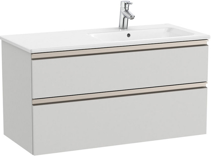 Тумба с раковиной Roca Gap-N 100х46 см серый матовый A851482447