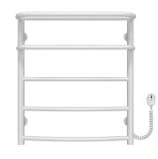 Электрический полотенцесушитель Deffi Отель П5 400х600 правое подключение белый C.OD.60.40.5.E.W.R.5