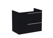 Тумба под раковину Roca Ella 78,5x44,6 см ДСП черный матовый A857770532