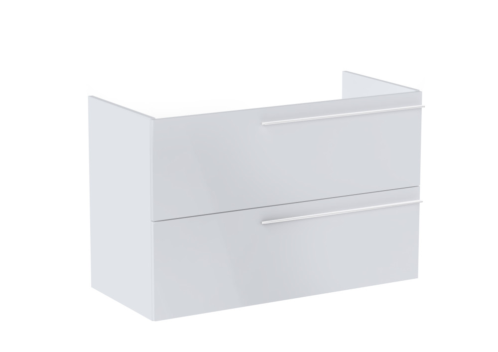 Тумба під раковину Roca Ella 98,5x44,6 см ДСП білий глянець A857771806