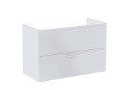 Тумба под раковину Roca Ella 98,5x44,6 см ДСП белый глянец A857771806