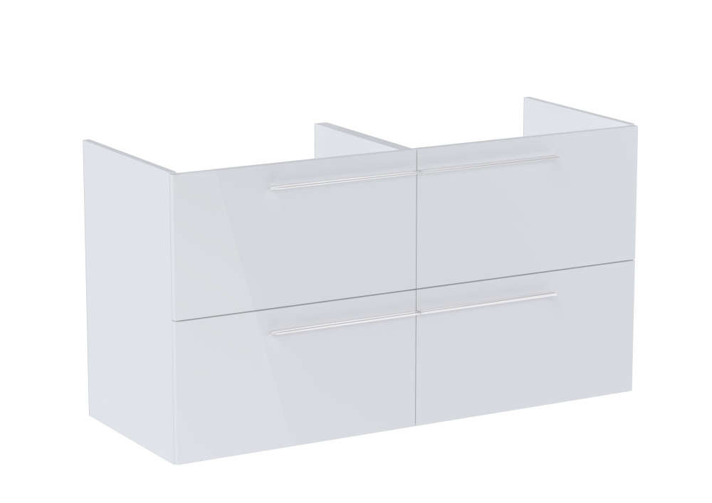 Тумба под раковину Roca Ella 118,5x44,6 см ДСП белый глянец A857772806