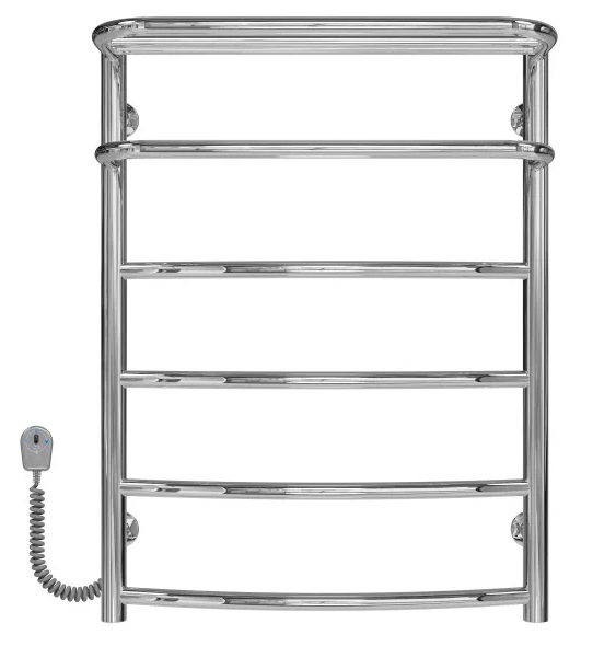 Электрический полотенцесушитель Deffi Отель П6 400х700 левое подключение хром C.OD.70.40.6.E.C.L.5