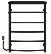 Электрический полотенцесушитель Deffi Отель П6 400х700 левое подключение черный C.OD.70.40.6.E.B.L.5