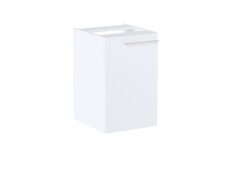 Шкафчик для ванной Roca Ella 40х44,6 см с корзиной для белья ДСП белый матовый A857774529