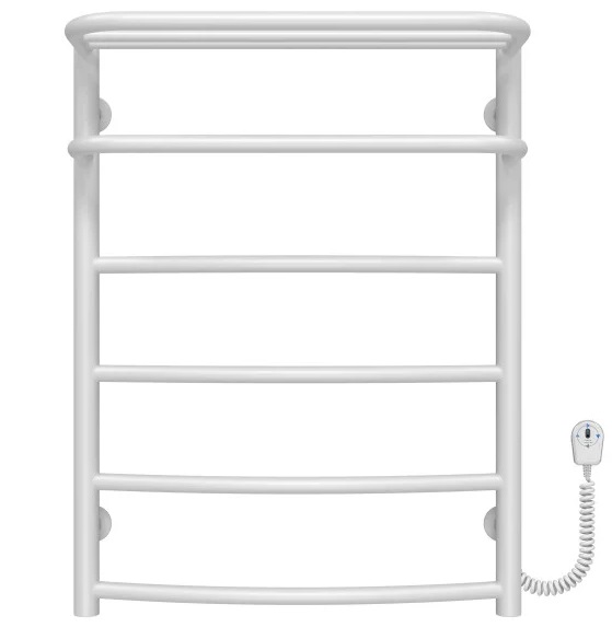 Электрический полотенцесушитель Deffi Отель П6 400х700 правое подключение белый C.OD.70.40.6.E.W.R.5