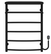Электрический полотенцесушитель Deffi Отель П6 400х700 правое подключение черный C.OD.70.40.6.E.B.R.5