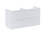 Тумба під раковину Roca Ella 118,5x44,6 см ДСП білий глянець A857772806