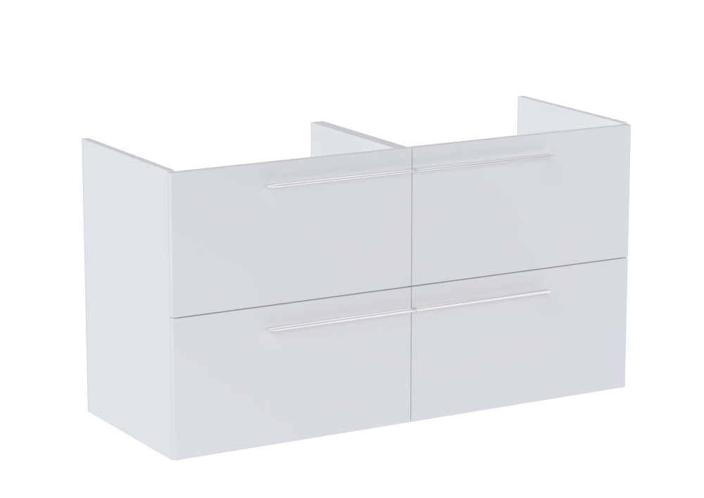 Тумба під раковину Roca Ella 118,5x44,6 см ДСП білий матовий A857772529