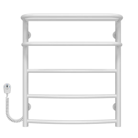 Електрична сушарка для рушників Deffi Готель П5 500х600 ліве підключення білий C.OD.60.50.5.E.W.L.5