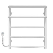 Электрический полотенцесушитель Deffi Отель П5 500х600 левое подключение белый C.OD.60.50.5.E.W.L.5