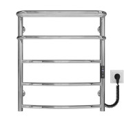 Электрический полотенцесушитель Deffi Отель П5 500х600 правое подключение JD03 хром C.OD.60.50.5.E.C.R.1