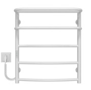 Электрический полотенцесушитель Deffi Отель П5 400х600 левое подключение WD03 белый C.OD.60.40.5.E.W.L.3