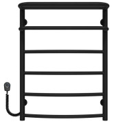 Электрический полотенцесушитель Deffi Отель П6 500х700 левое подключение черный C.OD.70.50.6.E.B.L.5