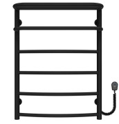 Електрична сушарка для рушників Deffi Готель П6 500х700 праве підключення чорний C.OD.70.50.6.E.B.R.5