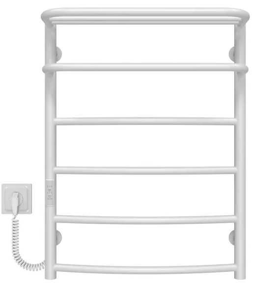 Електрична сушарка для рушників Deffi Готель П6 500х700 ліве підключення WD03 білий C.OD.70.50.6.E.W.L.3