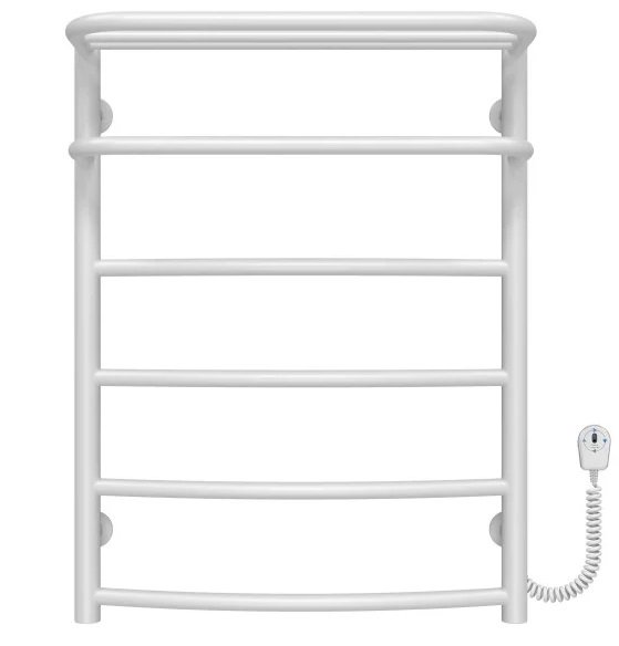 Электрический полотенцесушитель Deffi Отель П6 400х700 правое подключение белый C.OD.70.40.6.E.W.R.5