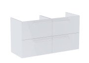 Тумба под раковину Roca Ella 118,5x44,6 см ДСП белый глянец A857772806