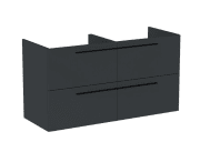 Тумба под раковину Roca Ella 118,5x44,6 см ДСП оникс матовый A857772531