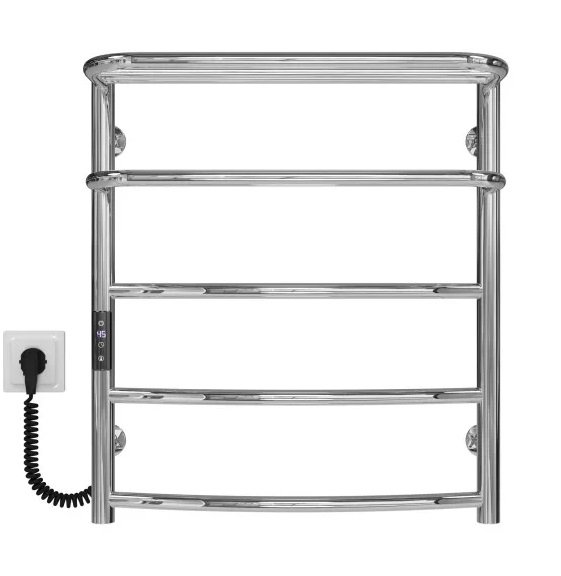 Електрична сушарка для рушників Deffi Готель П5 500х600 ліве підключення JD03 хром C.OD.60.50.5.E.C.L.1