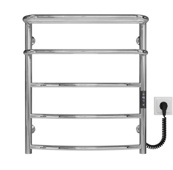 Електрична сушарка для рушників Deffi Готель П5 500х600 праве підключення JD03 хром C.OD.60.50.5.E.C.R.1