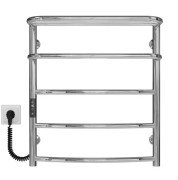 Электрический полотенцесушитель Deffi Отель П5 400х600 левое подключение JD03 хром C.OD.60.40.5.E.C.L.1