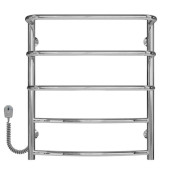 Электрический полотенцесушитель Deffi Каскад Дуга П5 400х600 левое подключение хром C.KD.60.40.5.E.C.L.5