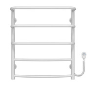 Електрична сушарка для рушників Deffi Каскад Дуга П5 400х600 праве підключення білий C.KD.60.40.5.E.W.R.5