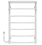Электрический полотенцесушитель Deffi Отель П7 500х800 левое подключение белый C.OD.80.50.7.E.W.L.5