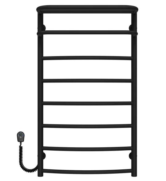 Электрический полотенцесушитель Deffi Отель П8 500х900 левое подключение черный C.OD.90.50.8.E.B.L.5